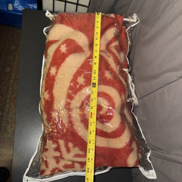 100% Yak Pashmina Wool Shawl Reversible Blanket HEAVY THICK 60”x48” With Bag - Picture 11 of 16